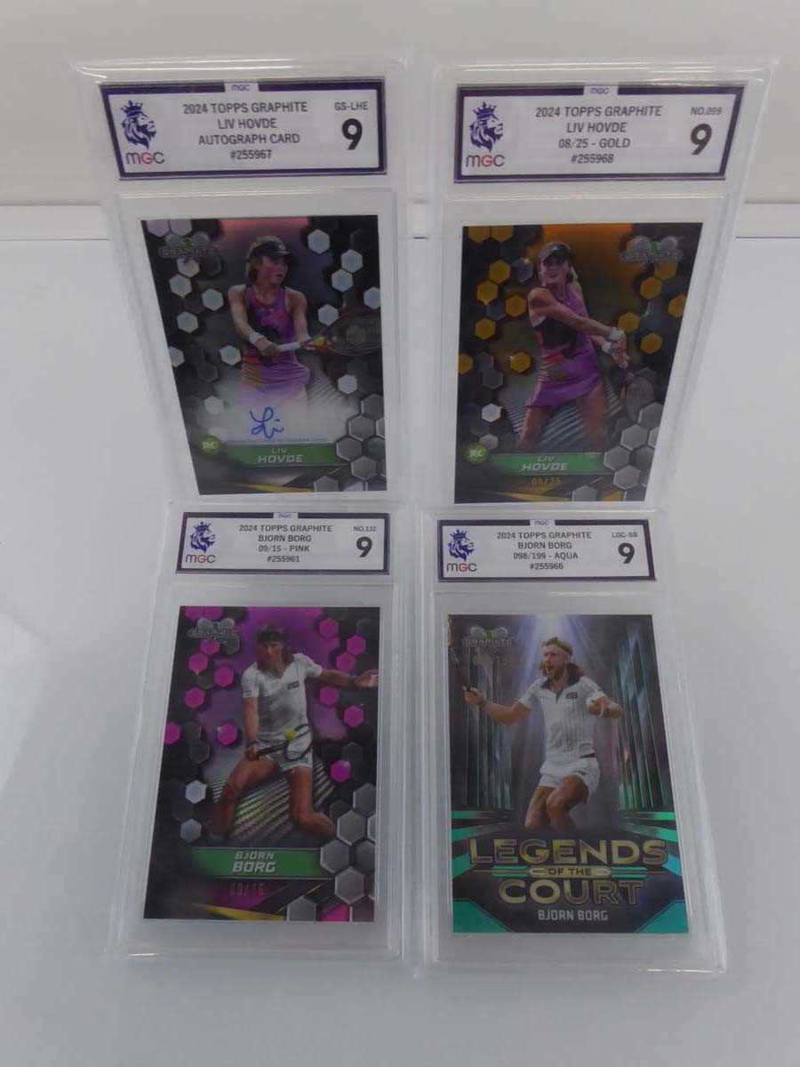 Lot x4 Assorted Topps Graphite Tennis Trading...