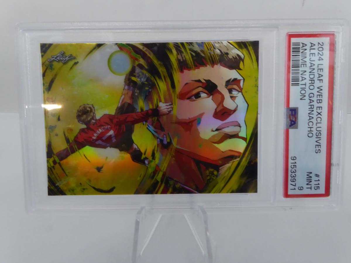 Lot 2024 Leaf Web Exclusives Alejandro Garnacho...