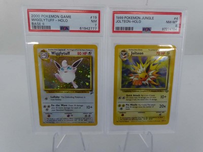 Lot x2 Graded Pokémon cards to include 1999...
