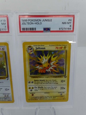 Lot x2 Graded Pokémon cards to include 1999...