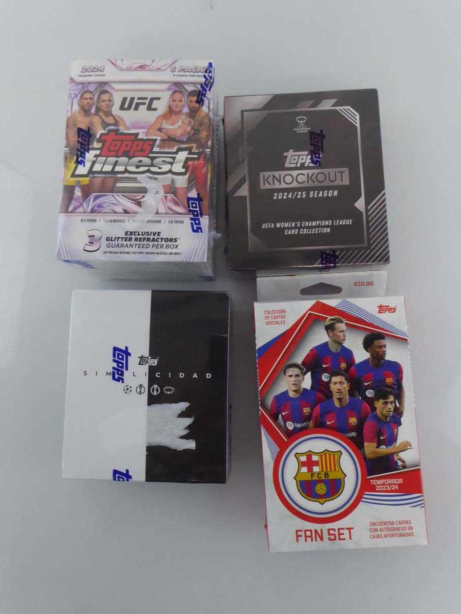 Lot Qty of sport trading products to include Topps...