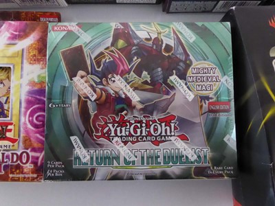 Lot x9 Assorted Yu-gi-oh deck boxes, x1 Yu-gi-oh...