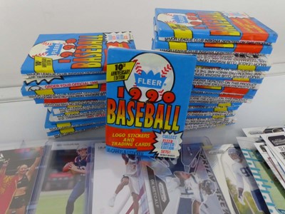 Lot Qty of Sleeved/Top Loaded Sports Trading cards...