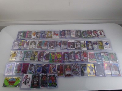 Lot Qty of Sleeved/Top Loaded Football Trading...