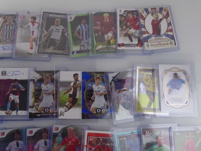 Lot Qty of Sleeved/Top Loaded Football Trading...