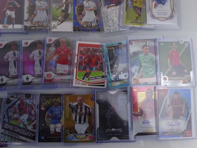 Lot Qty of Sleeved/Top Loaded Football Trading...