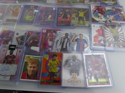 Lot Qty of Sleeved/Top Loaded Football Trading...