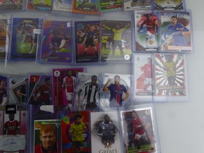 Lot Qty of Sleeved/Top Loaded Football Trading...