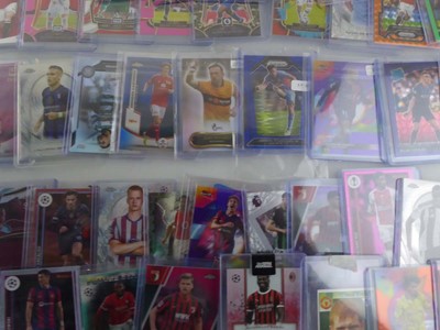 Lot Qty of Sleeved/Top Loaded Football Trading...