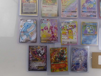 Lot Qty of Sleeved/Top Loaded Pokémon Trading Cards