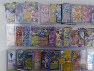 Lot Qty of Sleeved/Top Loaded Pokémon Trading Cards