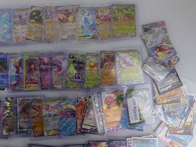 Lot Qty of Sleeved/Top Loaded Pokémon Trading Cards