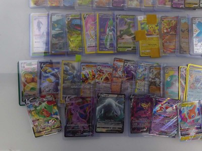 Lot Qty of Sleeved/Top Loaded Pokémon Trading Cards