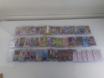 Lot Qty of Sleeved/Top Loaded Pokémon Trading Cards