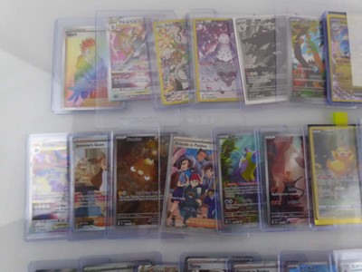Lot Qty of Sleeved/Top Loaded Pokémon Trading Cards