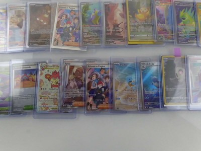 Lot Qty of Sleeved/Top Loaded Pokémon Trading Cards