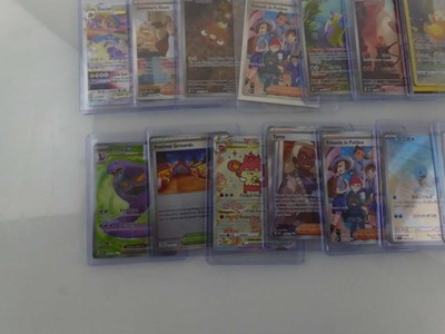 Lot Qty of Sleeved/Top Loaded Pokémon Trading Cards