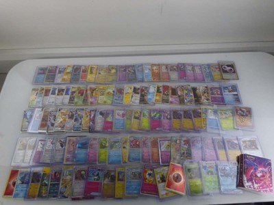 Lot Qty of Sleeved/Top Loaded Pokémon Trading Cards
