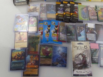 Lot Qty of assorted trading card products to...
