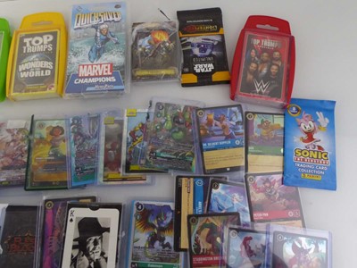 Lot Qty of assorted trading card products to...