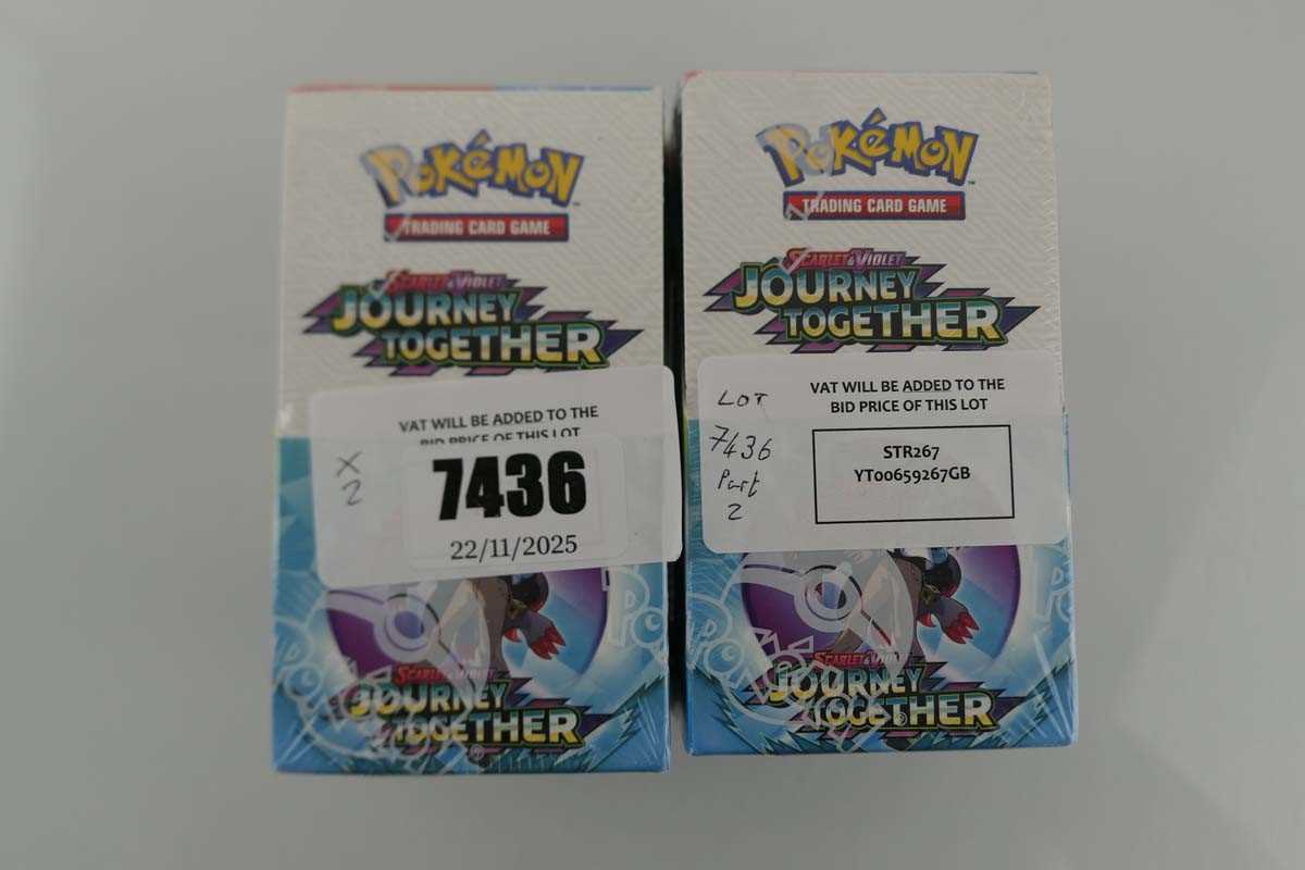 Lot 2 Pokémon Scarlet & Violet Journey Together...