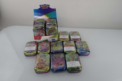 Lot 20 Assorted Sealed Pokémon Mini Tins