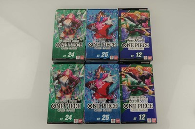 Lot 6 One Piece Starter Decks to include x2...