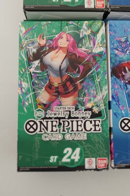 Lot 6 One Piece Starter Decks to include x2...