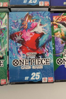 Lot 6 One Piece Starter Decks to include x2...