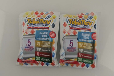 Lot x2 Sealed PokeRev Mega Bonus Packs Version 6.0