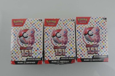 Lot x3 Pokémon Scarlet & Violet 151 Booster Bundle...
