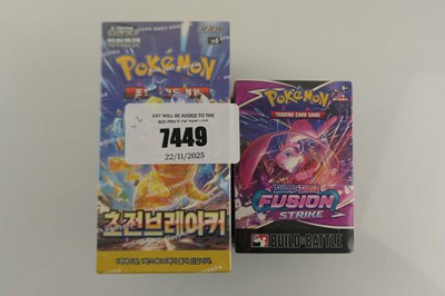 Lot 2 Assorted Pokémon Boxes to include Korean...