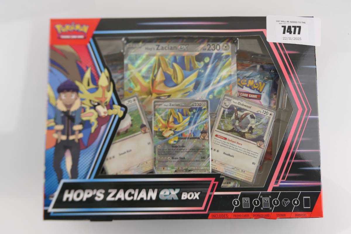 Lot Pokémon Hops Zacian EX Box