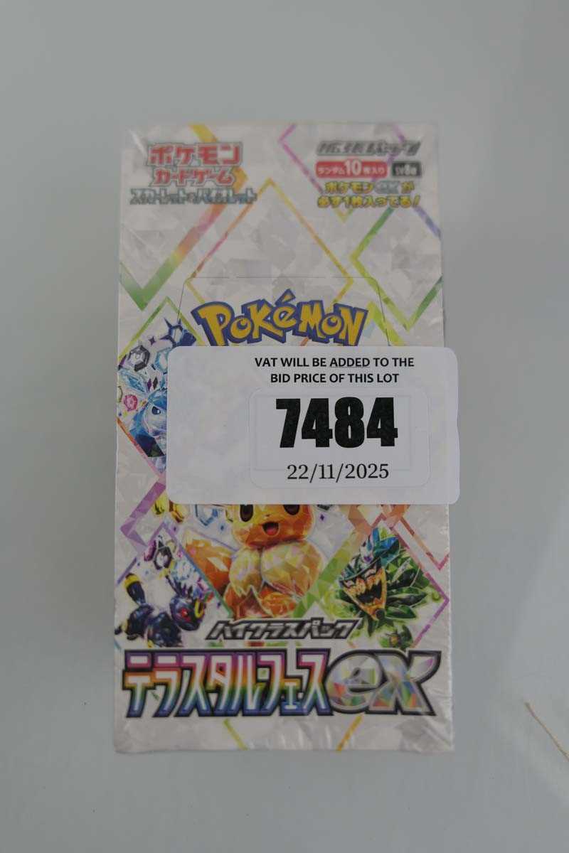 Lot Pokémon Japanese Terastal Festival Booster Box