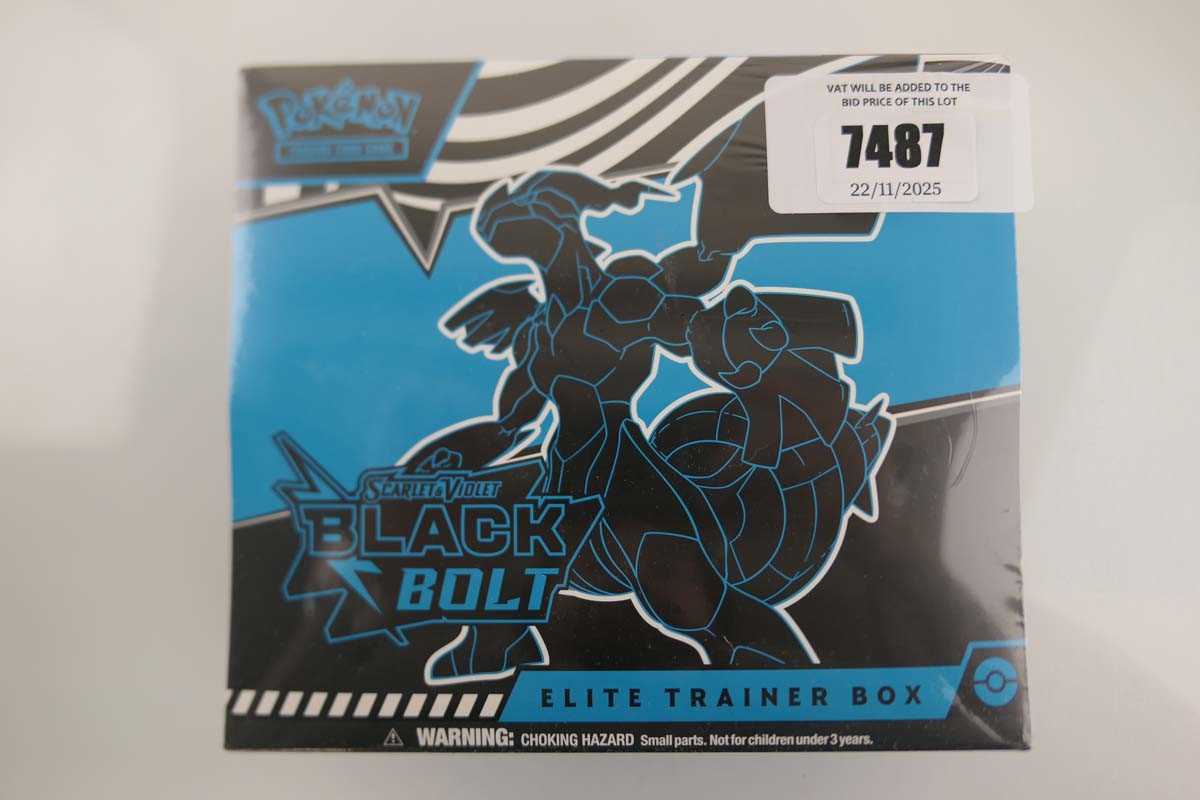 Lot Pokémon Scarlet & Violet Black Bolt Elite...