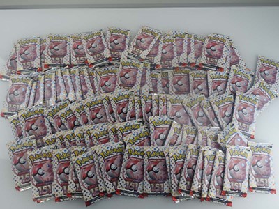 Lot Approximately 97 Booster packs of Pokémon 151...