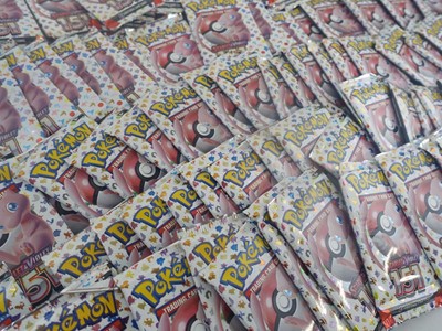 Lot Approximately 97 Booster packs of Pokémon 151...