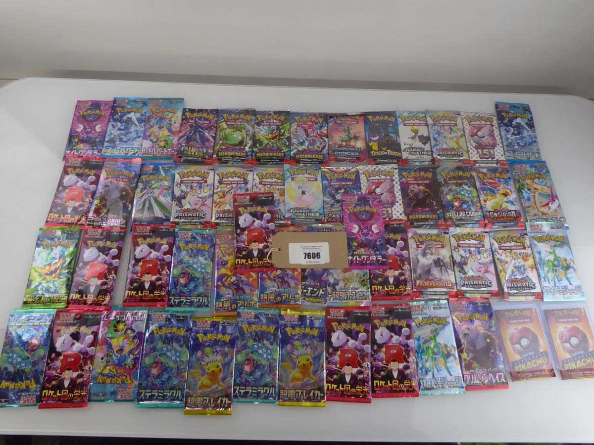 Lot x54 Assorted Pokémon Booster packs to include...