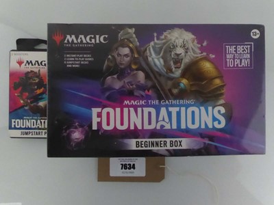 Lot Magic the Gathering Foundations Beginner Box &...