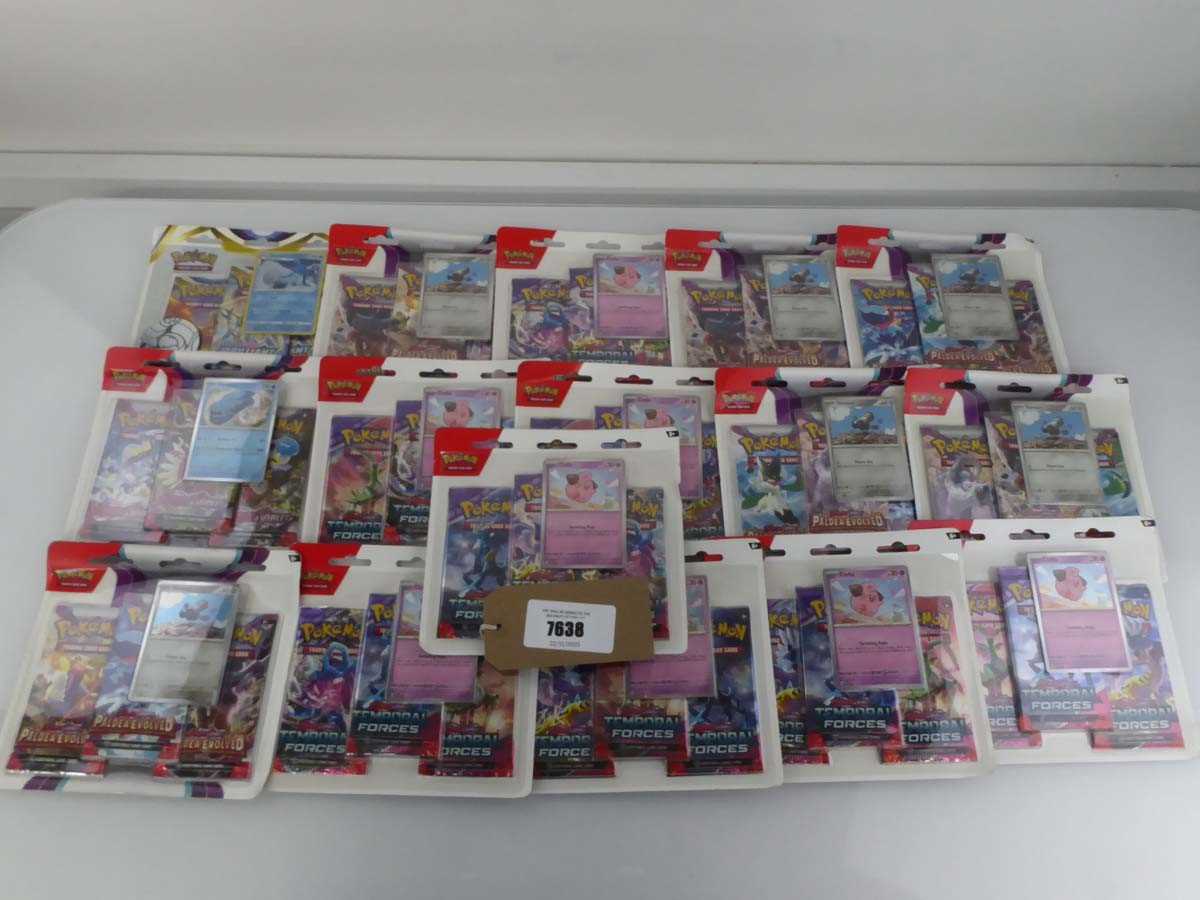 Lot x16 Carded Pokémon Triple Booster Packs from...
