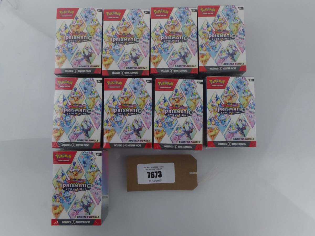 Lot x9 Pokémon Scarlet & Violet Prismatic...