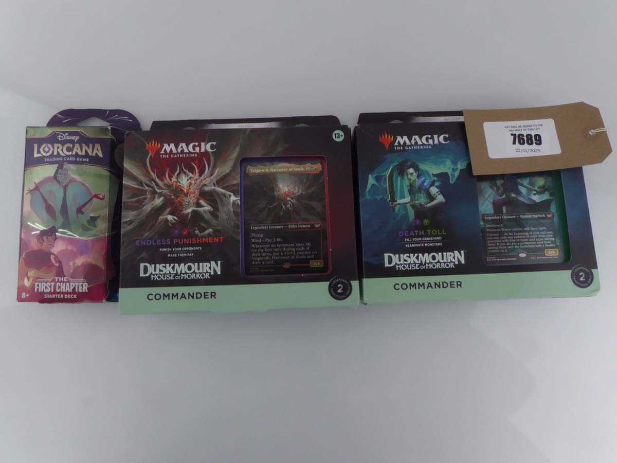 Lot x3 Assorted Trading Card Products to include...