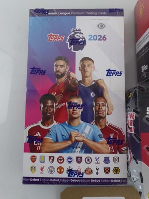 Lot x3 Assorted Football Trading Card Boxes to...