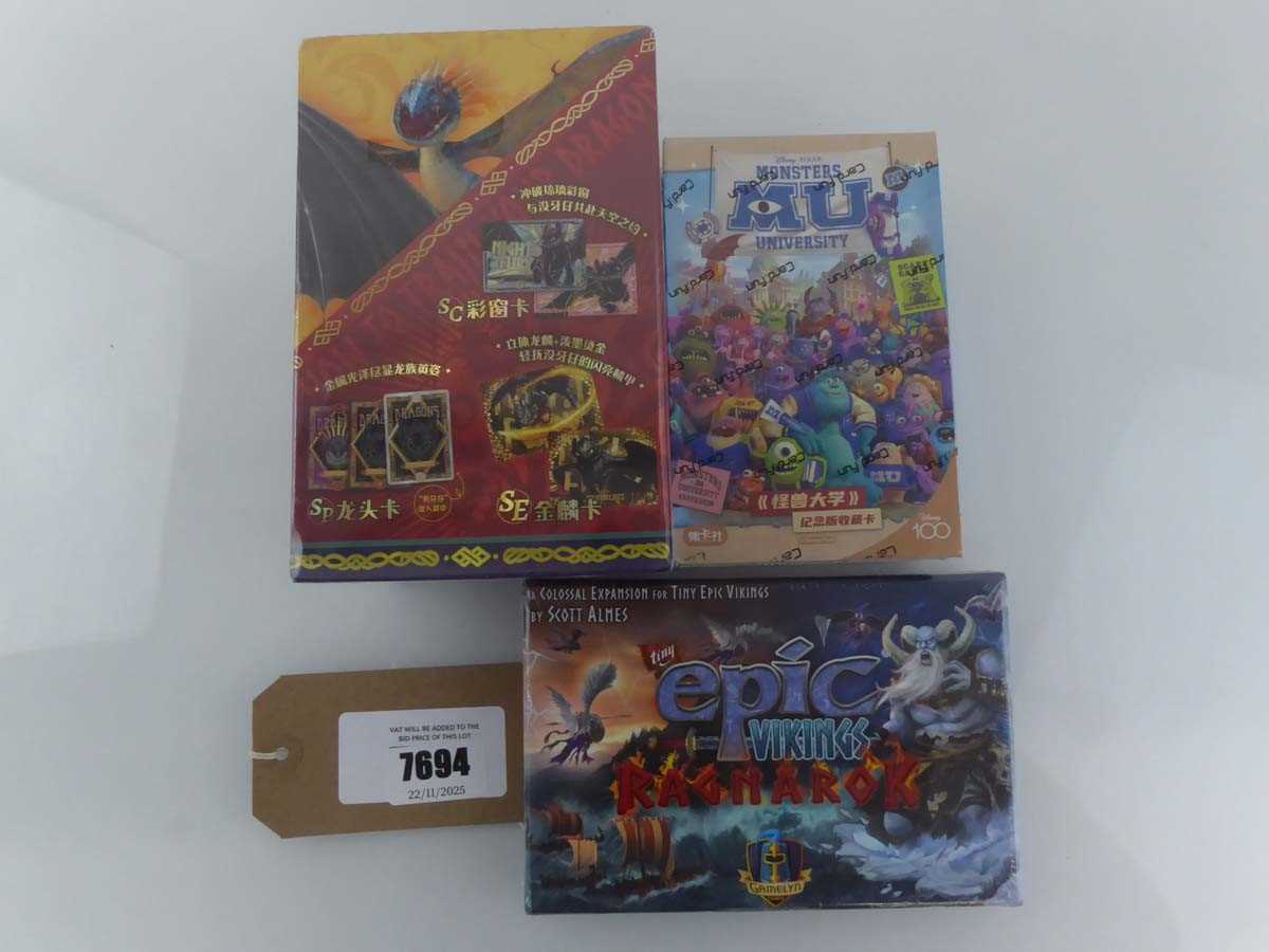 Lot x3 Assorted Trading Card Products to include...