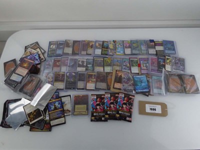 Lot Qty of Assorted Sleeved & Top Loaded Trading...