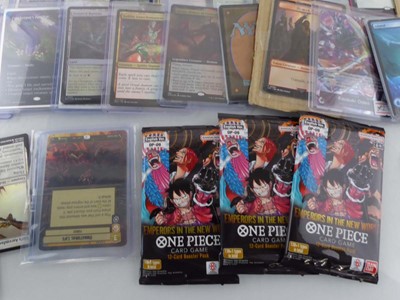 Lot Qty of Assorted Sleeved & Top Loaded Trading...