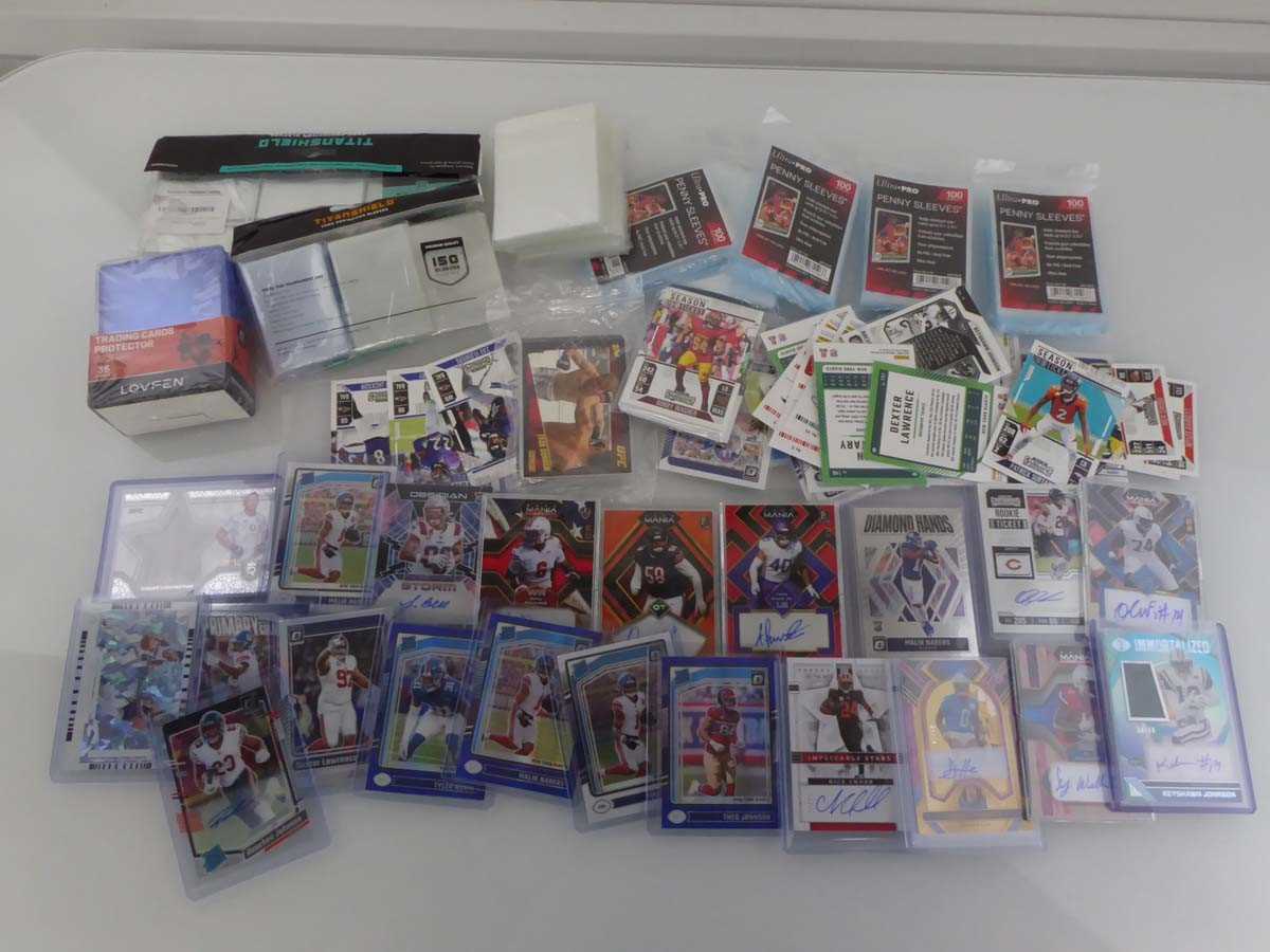 Lot Qty of Card Protection to include sleeves, top...