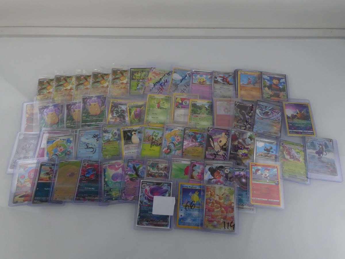 Lot Qty of Top Loaded Pokémon Cards to include x5...