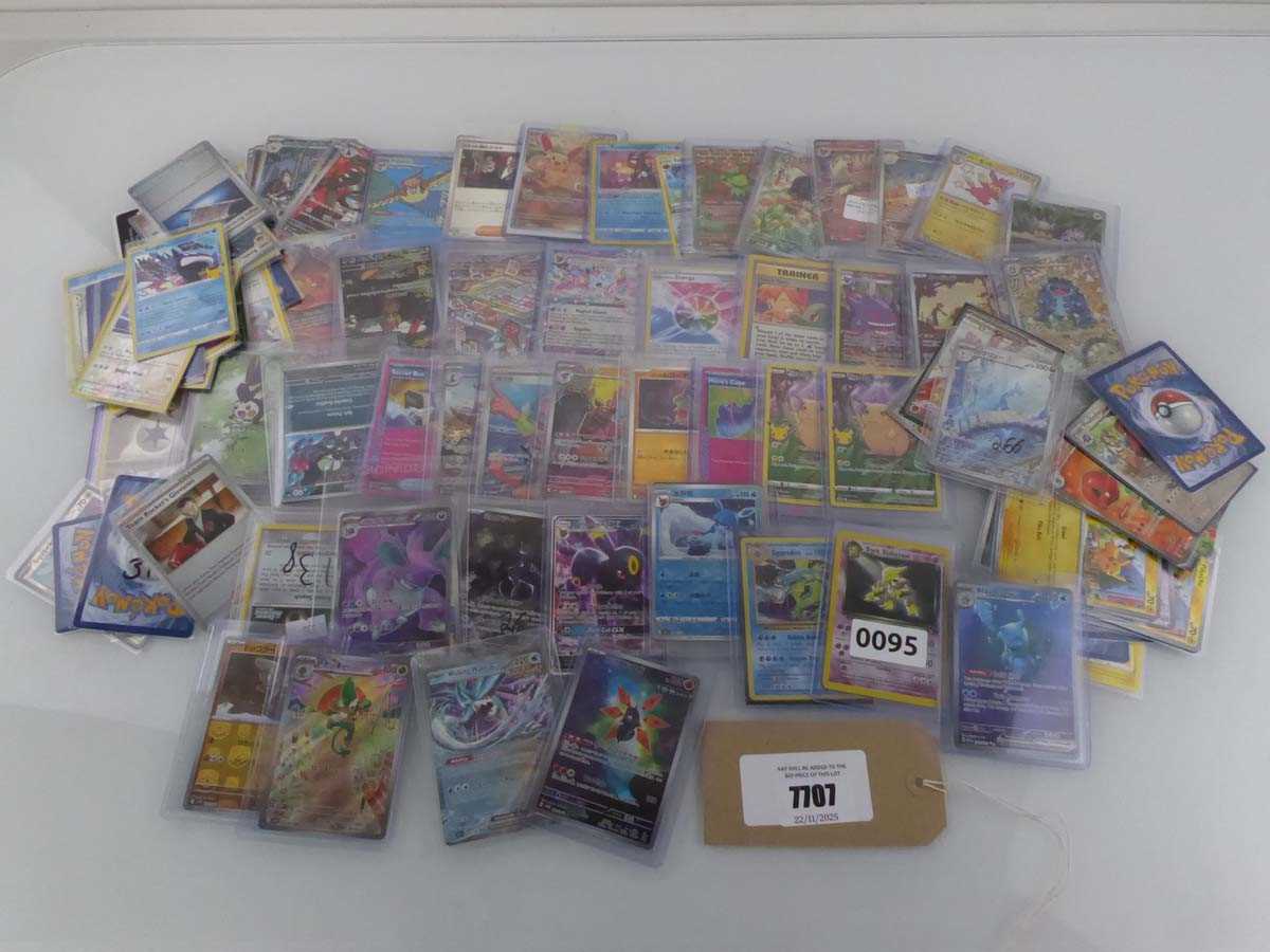 Lot Assortment of Sleeved & Top Loaded Pokémon...