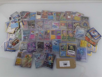 Lot Assortment of Sleeved & Top Loaded Pokémon...